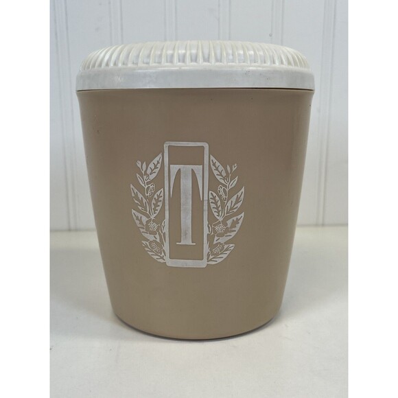 Retro Vtg‎  Kitchen Tea Storage Container. Part of a Stackable Nest Set. Plastic - Picture 1 of 7